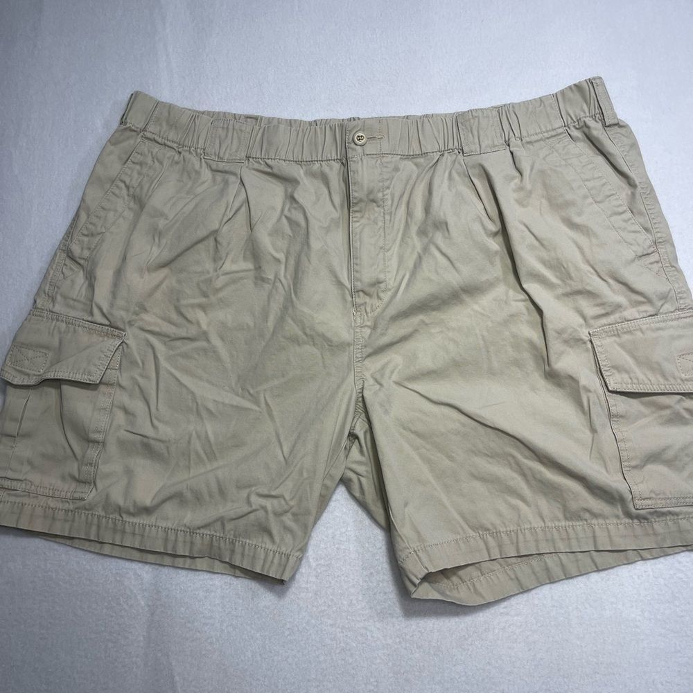 Tommy Bahama Relax Cargo Shorts 3XB Khaki Elastic Waist Big & Tall